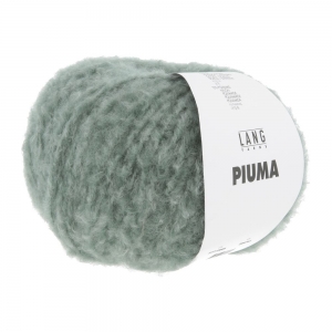 Lang Yarns Piuma - Pelote de 50 gr - Coloris 0008 Gris-Vert
