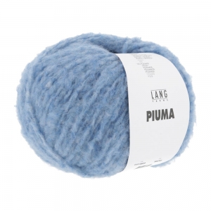 Lang Yarns Piuma - Pelote de 50 gr - Coloris 0022 Bleu