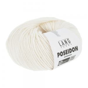 Lang Yarns Poseidon - Pelote de 50 gr - Coloris 0002 Ecru