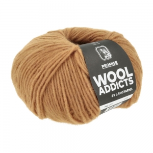 WoolAddicts by Lang Yarns Promise - Pelote de 100 gr - Coloris 0011 Cognac