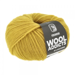 WoolAddicts by Lang Yarns Promise - Pelote de 100 gr - Coloris 0050 Mustard