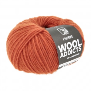 WoolAddicts by Lang Yarns Promise - Pelote de 100 gr - Coloris 0059 Pumpkin