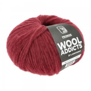 WoolAddicts by Lang Yarns Promise - Pelote de 100 gr - Coloris 0060 Ruby