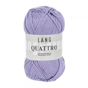 Lang Yarns Quattro - Pelote de 50 gr - Coloris 0007 Lilas