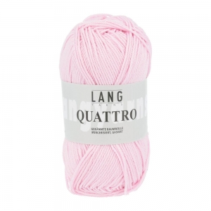 Lang Yarns Quattro - Pelote de 50 gr - Coloris 0009 Rose