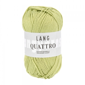 Lang Yarns Quattro - Pelote de 50 gr - Coloris 0016 Vert Clair