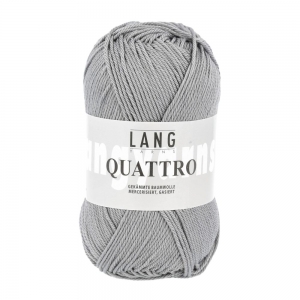 Lang Yarns Quattro - Pelote de 50 gr - Coloris 0023 Argent