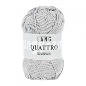 Lang Yarns Quattro - Pelote de 50 gr - Coloris 0024 Gris