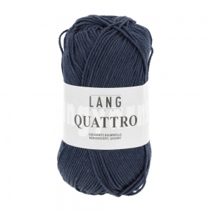 Lang Yarns Quattro - Pelote de 50 gr - Coloris 0025 Navy