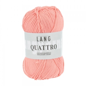 Lang Yarns Quattro - Pelote de 50 gr - Coloris 0029 Coraille