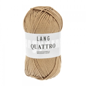 Lang Yarns Quattro - Pelote de 50 gr - Coloris 0039 Marron Clair