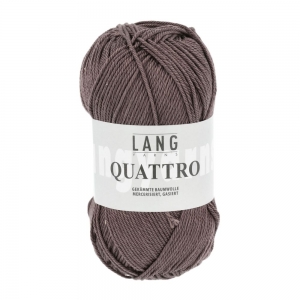 Lang Yarns Quattro - Pelote de 50 gr - Coloris 0068 Marron