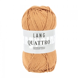 Lang Yarns Quattro - Pelote de 50 gr - Coloris 0075 Abricot