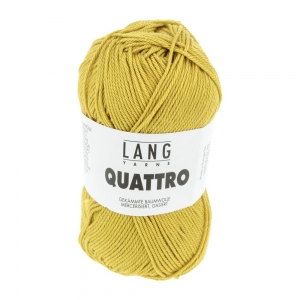 Lang Yarns Quattro - Pelote de 50 gr - Coloris 0111 Moutarde