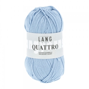 Lang Yarns Quattro - Pelote de 50 gr - Coloris 0121 Azur