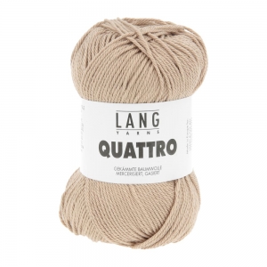 Lang Yarns Quattro - Pelote de 50 gr - Coloris 0126 Sable