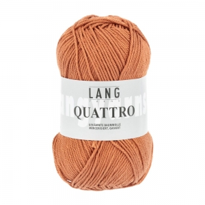 Lang Yarns Quattro - Pelote de 50 gr - Coloris 0175 Terracotta