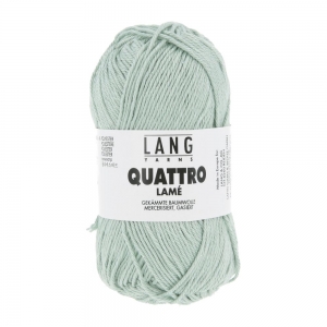 Lang Yarns Quattro Lamé - Pelote de 50 gr - Coloris 0093 Lierre