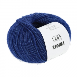 Lang Yarns Regina - Pelote de 50 gr - Coloris 0010 Bleu