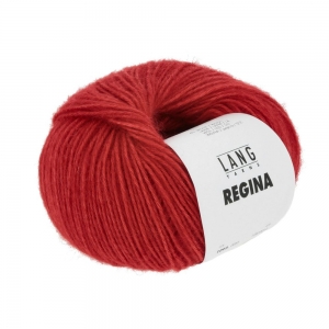 Lang Yarns Regina - Pelote de 50 gr - Coloris 0060 Rouge