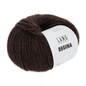 Lang Yarns Regina - Pelote de 50 gr - Coloris 0068 Marron Foncé