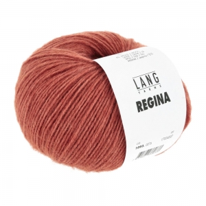 Lang Yarns Regina - Pelote de 50 gr - Coloris 0076 Terracotta