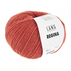 Lang Yarns Regina - Pelote de 50 gr - Coloris 0159 Orange Fonc?