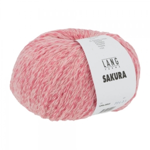 Lang Yarns Sakura - Pelote de 50 gr - Coloris 0065 Pink