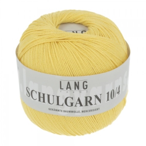 Lang Yarns Schulgarn 10/4 - Pelote de 50 gr - Coloris 0013 Jaune