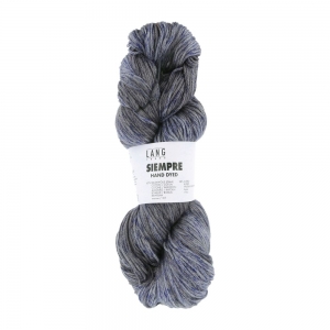 Lang Yarns Siempre - Pelote de 100 gr - Coloris 0005 Gris