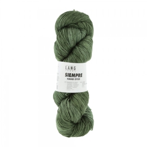Lang Yarns Siempre - Pelote de 100 gr - Coloris 0018 Vert Foncé