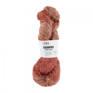 Lang Yarns Siempre - Pelote de 100 gr - Coloris 0028 Saumon