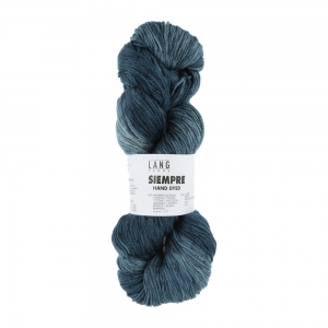 Lang Yarns Siempre - Pelote de 100 gr - Coloris 0088 Pétrole