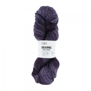 Lang Yarns Siempre - Pelote de 100 gr - Coloris 0090 Violet