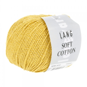 Lang Yarns Soft Cotton - Pelote de 50 gr - Coloris 0050 Or