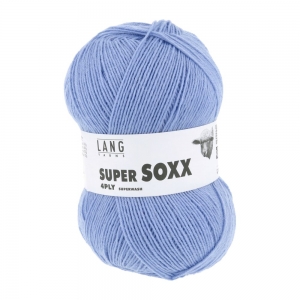 Lang Yarns Super Soxx 4-ply - Pelote de 100 gr - Coloris 0021 Bleu Ciel