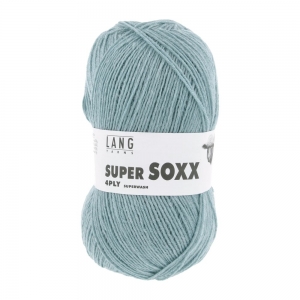 Lang Yarns Super Soxx 4-ply - Pelote de 100 gr - Coloris 0072 Aqua