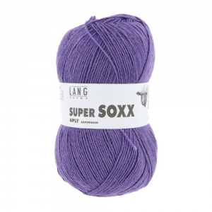 Lang Yarns Super Soxx 4-ply - Pelote de 100 gr - Coloris 0146 Lilas