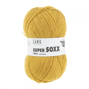 Lang Yarns Super Soxx 4-ply - Pelote de 100 gr - Coloris 0150 Marigold