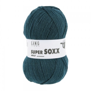 Lang Yarns Super Soxx 4-ply - Pelote de 100 gr - Coloris 0188 Pétrole Foncé