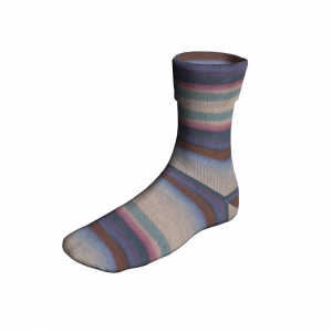 Lang Yarns Super Soxx Color 4-ply - Pelote de 100 gr - Coloris 0504 Saumon/Lilas/Marron 1142 Volleyball