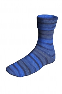 Lang Yarns Super Soxx Color 4-ply - Pelote de 100 gr - Coloris 0551 Bleu 1150 Cobalt