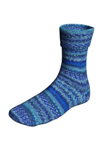 Lang Yarns Super Soxx Color 4-ply - Pelote de 100 gr - Coloris 0576 Bleu 1154 Iona