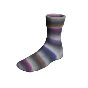 Lang Yarns Super Soxx Silk Color 4 Fils - Pelote de 100 gr - Coloris 0464 Lilas 1136 Tuesday