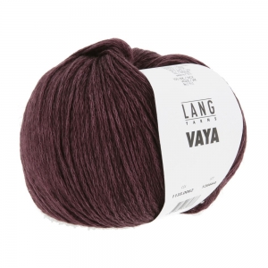 Lang Yarns Vaya - Pelote de 50 gr - Coloris 0062 Vineux