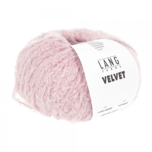 Lang Yarns Velvet - Pelote de 50 gr - Coloris 0009 Rose