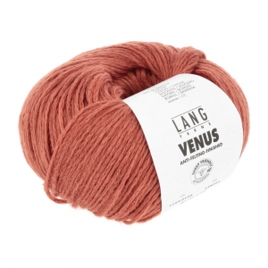 Lang Yarns Venus - Pelote de 50 gr - Coloris 0159 Orange Foncé