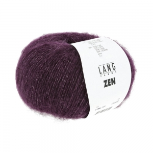 Lang Yarns Zen - Pelote de 25 gr - Coloris 0080 Aubergine