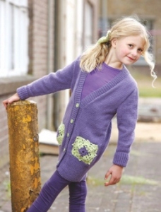 99/20 Gilet boutonné à poches granny