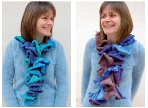 Echarpe spirale en Multico